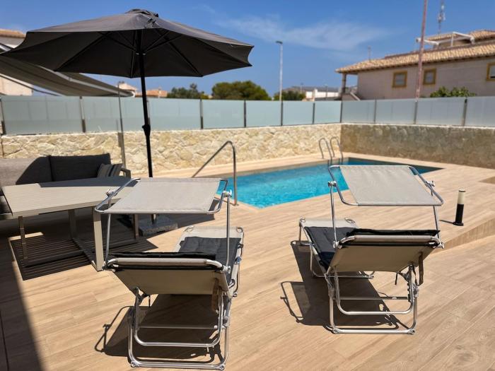 Modern Villa with Private & Community pool