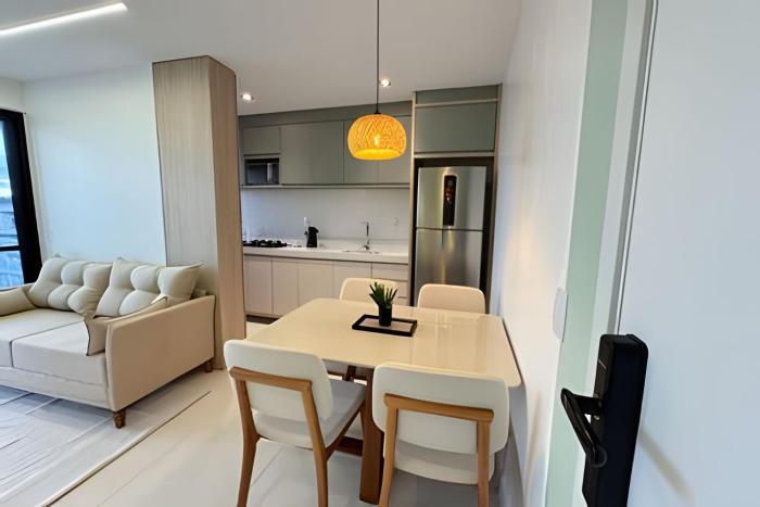 Apartamento Novo e Decorado com Vista Incrível
