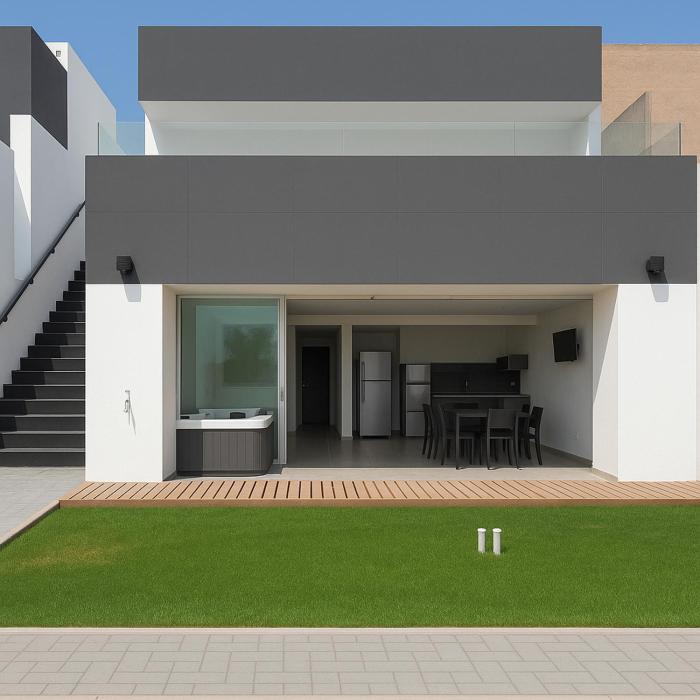 Departamento con Jacuzzi privado y acceso directo al mar