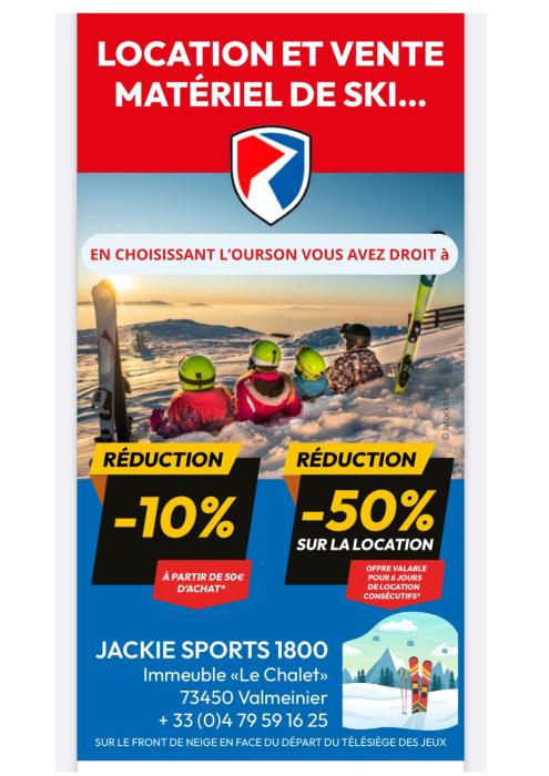 LOurson skis aux pieds