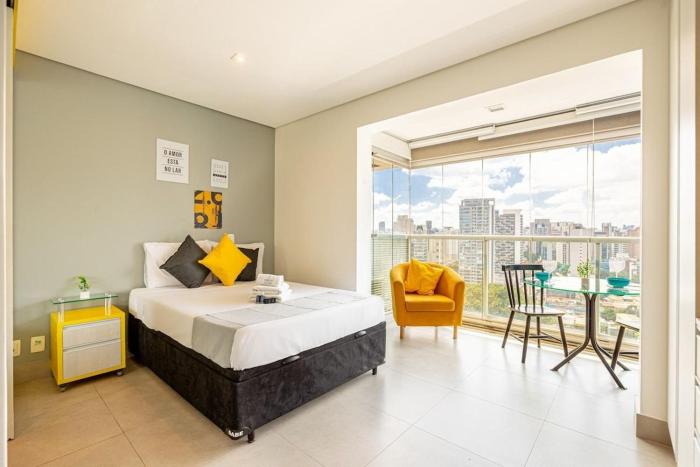 Easy Star - Lindo studio CVaga na Vila Olimpia - ZV01H