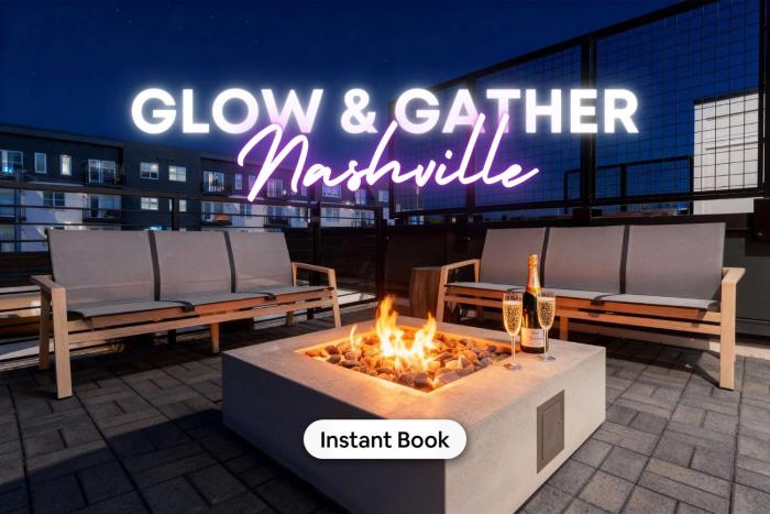 Rooftop Fire Pit & Skyline Views near Broadway