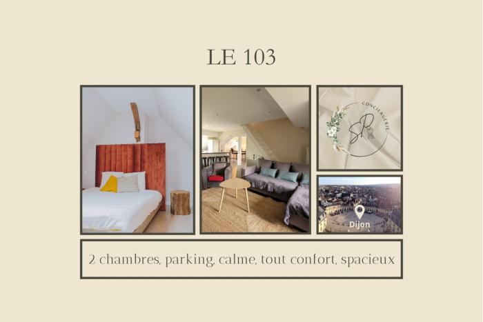 Le 103 avec parking privé