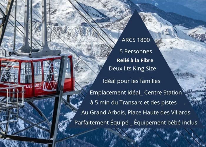 Grand Arbois Appartement 5 personnes Les Arcs 1800