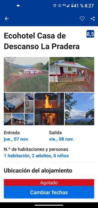 Casa de descansó la pradera