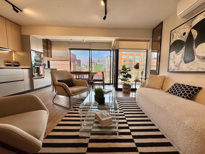 Moderno depto 2B y 2D en el corazón de Las Condes