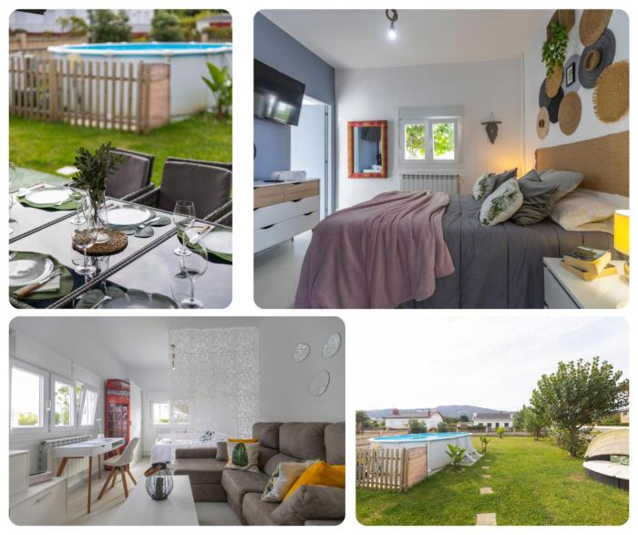 Villa Las Catedrales - Frente a la playa - Amplio jardín - Piscina