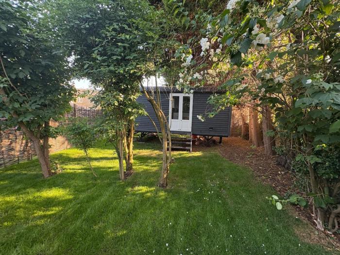 Shepherds hut in Holywell Cambridgeshire