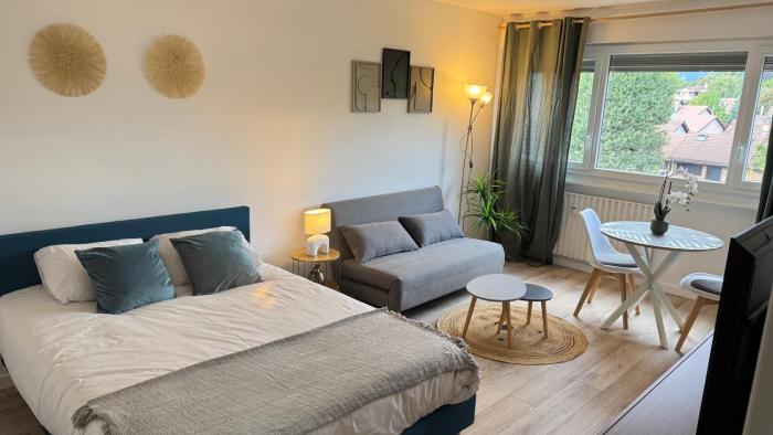 Studio cosy aux portes de Geneve