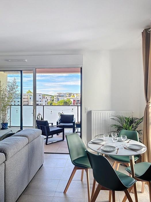 T3 avec loggia, Clim et parking - Proche Montpellier