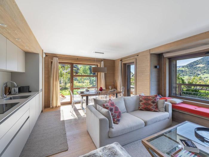 Appartement lumineux avec spa, piscine et sauna pour 7 personnes near Megeve - FR-1-569-132