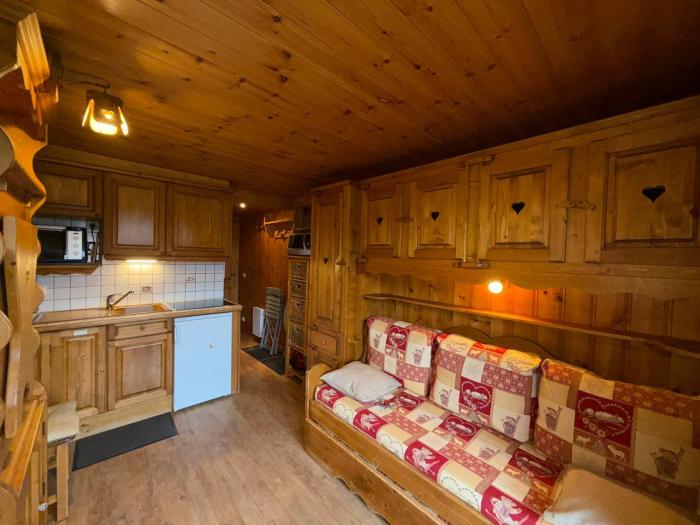 Studio cosy 2 pers, Les Saisies, proche pistes - FR-1-293-306