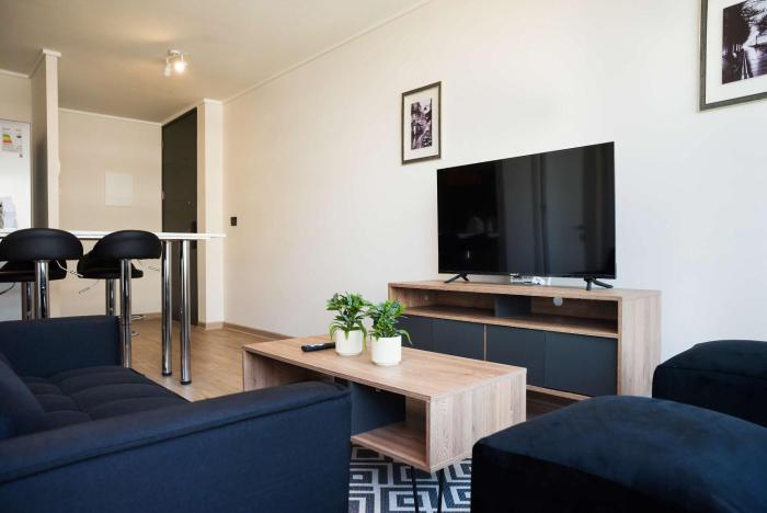 Cozy Stadium Retreat 1BR Nunoa Getaway for 3