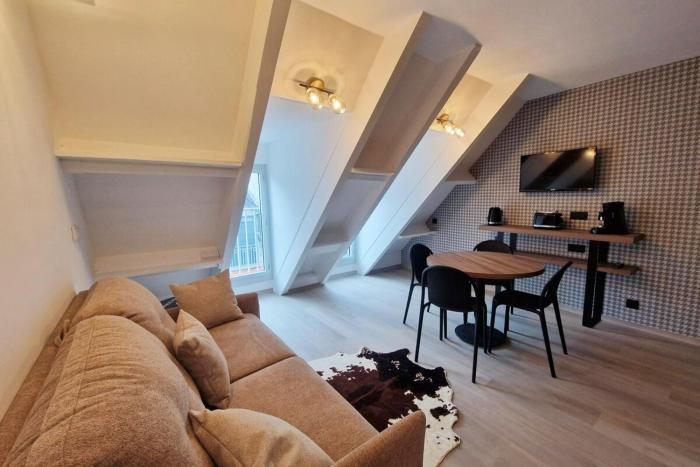 Studio avec parking privé au pied des télécabines et WIFI