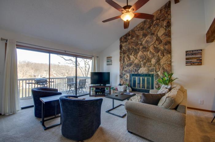 Pool and Lake Access Waterfront Osage Beach Retreat