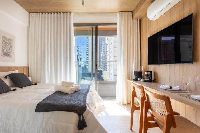 Apto Luxo em Rua Premium no Itaim Bibi Luxo e Academia Top