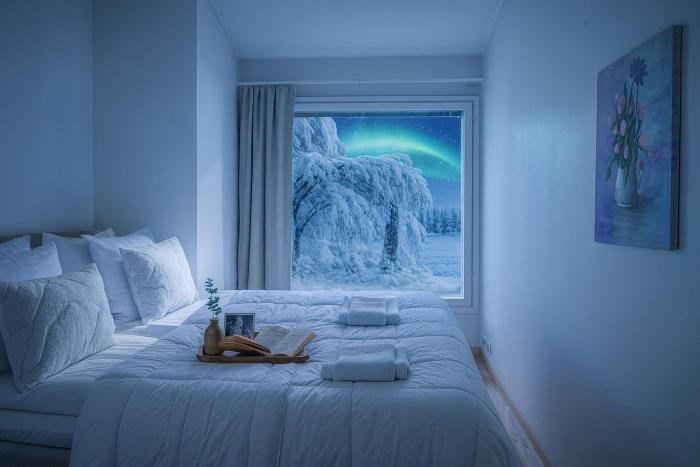 Aurora River View 3-Bedroom Apartment by BookLapland