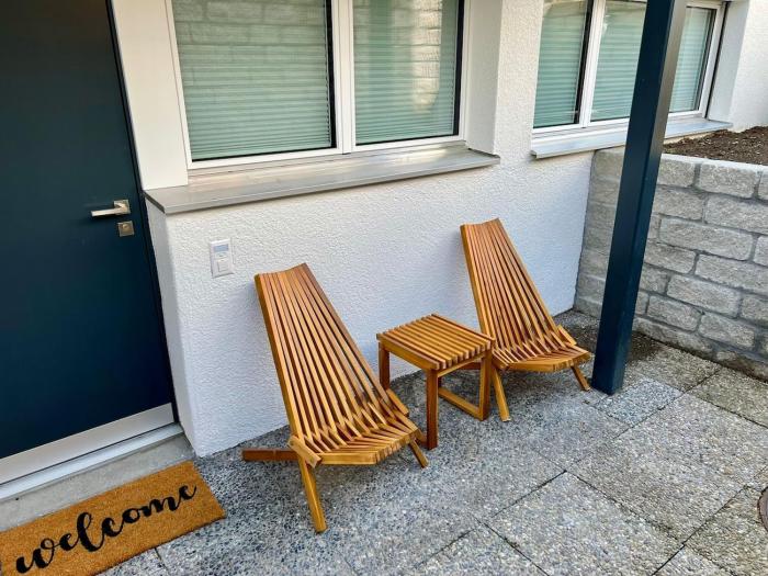 Gemütliches Studio mit Sitzplatz