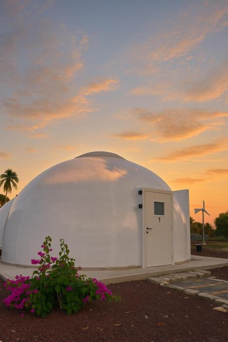 Iglú Simbad con vista al cielo