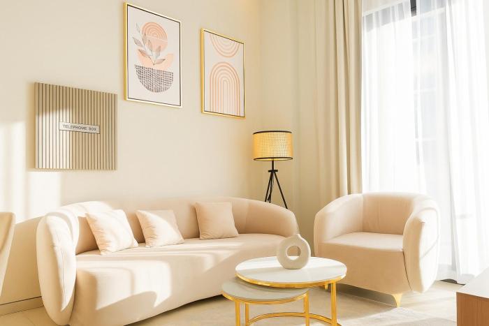 Luxe 1BR 15mins-Beach Best Infinity Pool -Jumeirah Village Circle, JVC ,Dubai