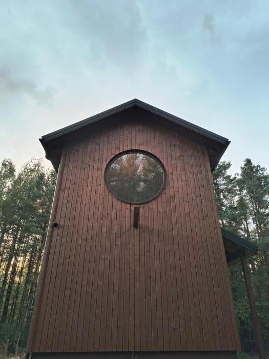 Wooden Chalet x Bird House in the forest