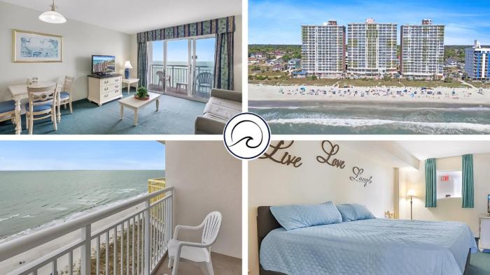 Bay Watch Resort | Oceanfront | King Suite | Budget Friendly