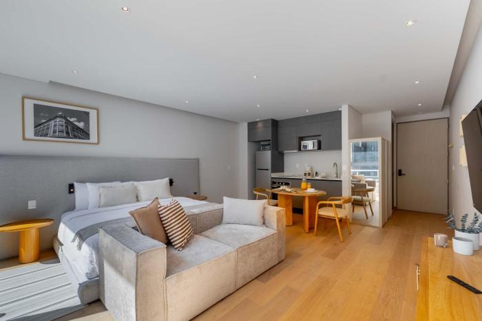 312 Std A Capitalia Juarez Urban Studio with Balcony and Gym