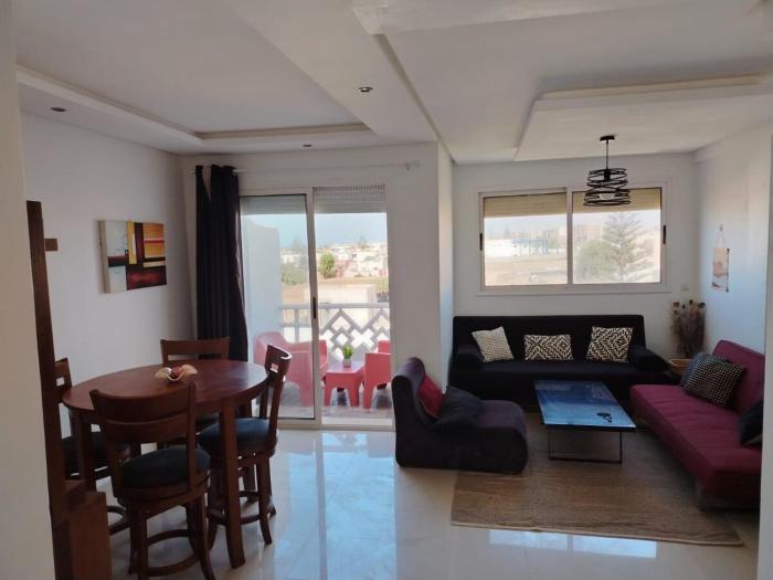 Cozy Dream Land Appartement 1 bed room Sea View, Sidi Rahal Beach
