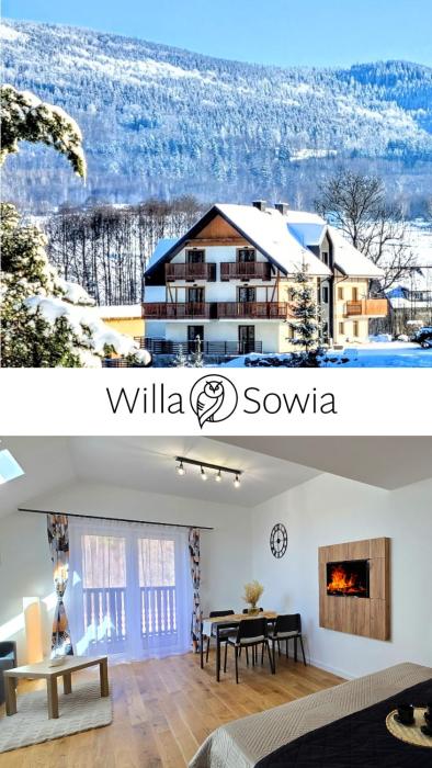 Willa Sowia nowe apartamenty nad górskim potokiem zachwycający widok na góry