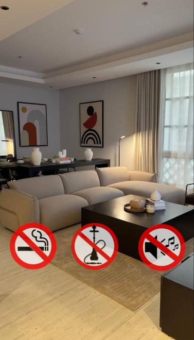 شقة فندقية فخمة- موقف أرضي خاص -دخول ذاتي