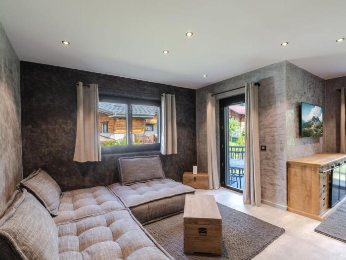 Demi-chalet confortable à Chamonix avec WiFi et parking, 6 pers. - FR-1-343-228