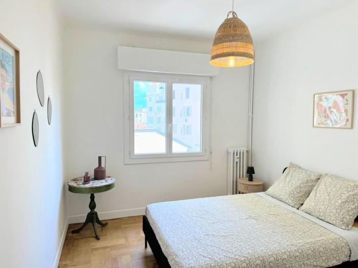 Charmant appartement avec balcon, près de la plage et Promenade des Anglais