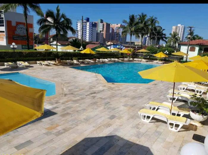 Apartamento com piscina Vista Mar - Mongaguá