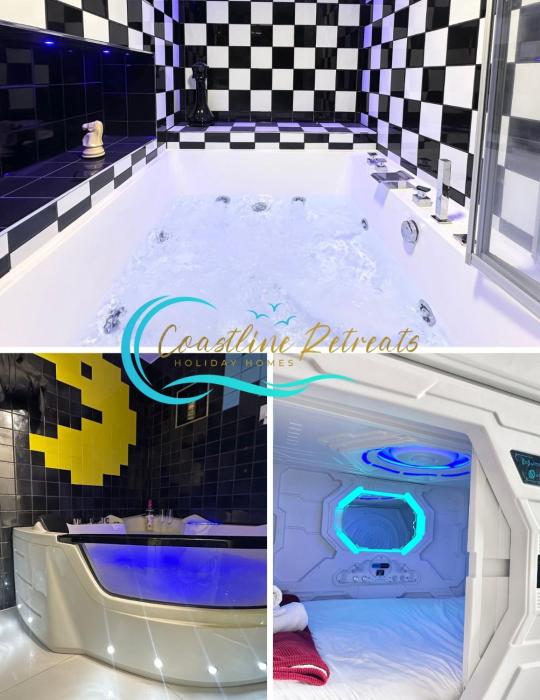The Board Games Apartments - Brought to you by Coastline Retreats - Themed town centre apartmentsWITH LUXURY 2 PERSON JACUZZI BATHS - 5 mins walk to the beach, Netflix, Superfast Wifi