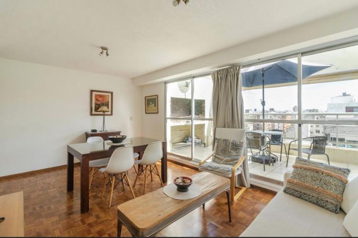 Apartamento en pocitos de 1 dormitorio con parrillero