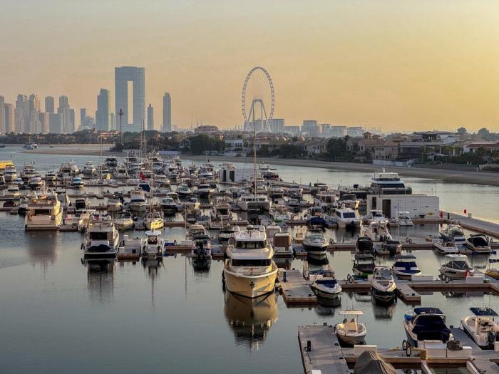 Amazing Views of Palm & Dubai Eye Stylish Studio