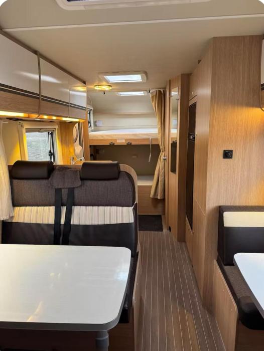 Parked central campervan