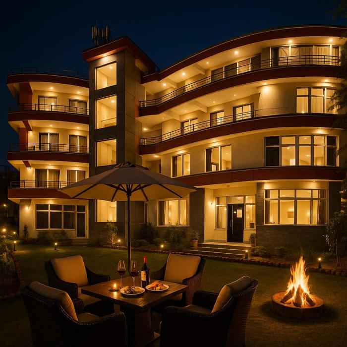 The Himalayan Highland Dharamshala # Big Swimming Pool# Lawn # Pool Table # Kids Friendly # Family Friendly # Private Parking