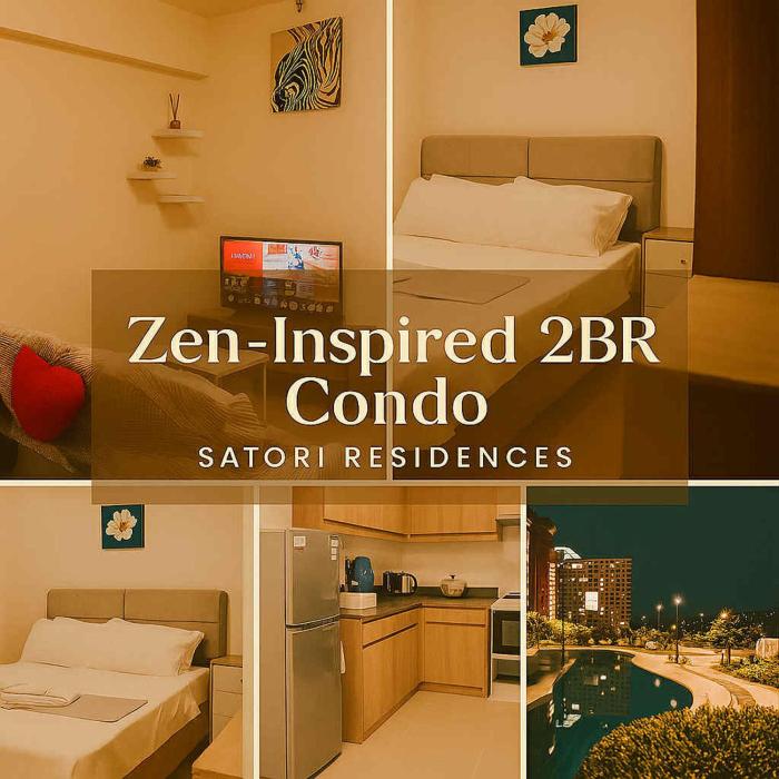 Zen-Inspired 2 Bedroom Condo Satori Residences