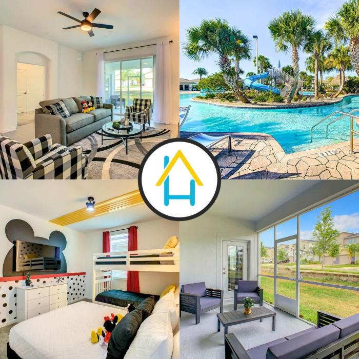 Stunning Thematic 2BR with 2 Clubhouses & Garage