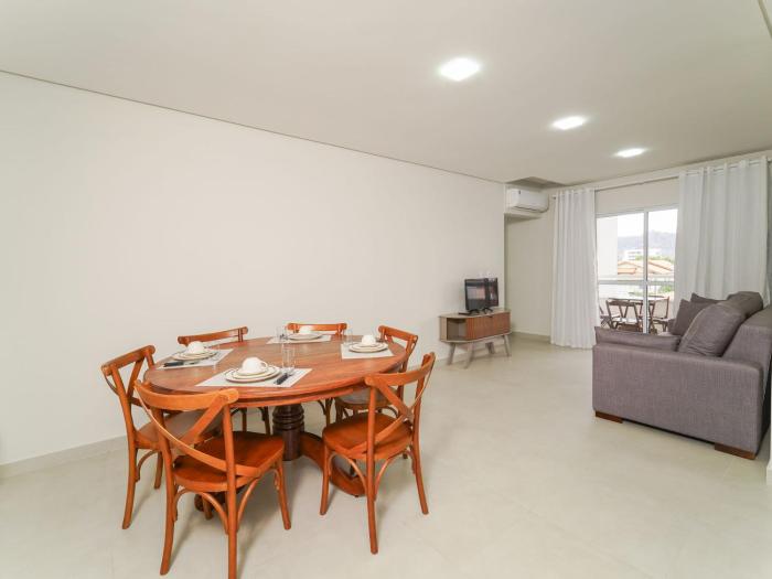 Apto c churrasqueira a 700m da praia MU3731