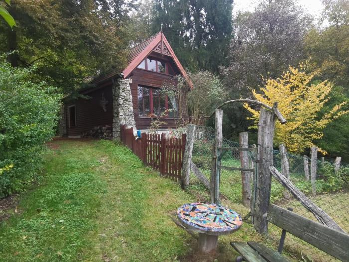 Domek Samotnia w ogrodzie