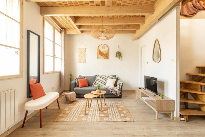 Oasis secrète, duplex bohème en hypercentre, WIFI très haut débit