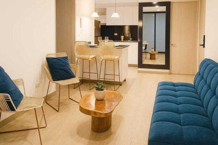 Apartaestudio cerca centros comerciales -Refugio romantico