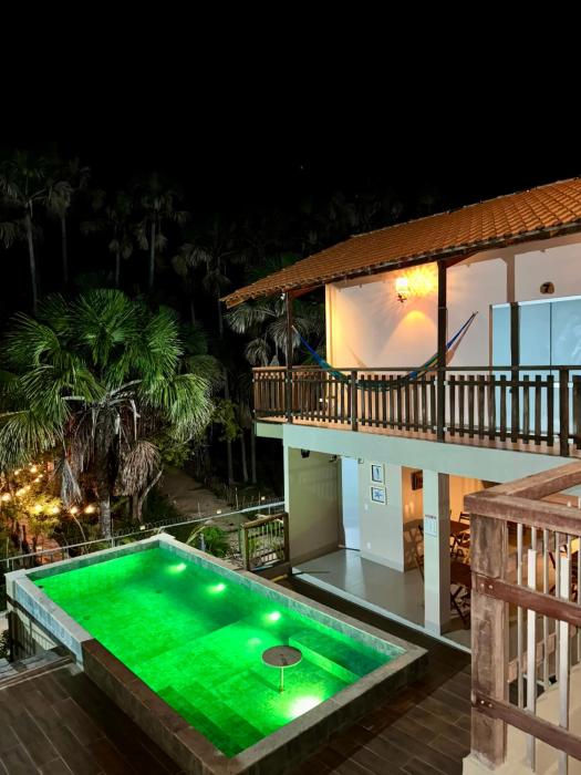 Deck dos lençóis pousada