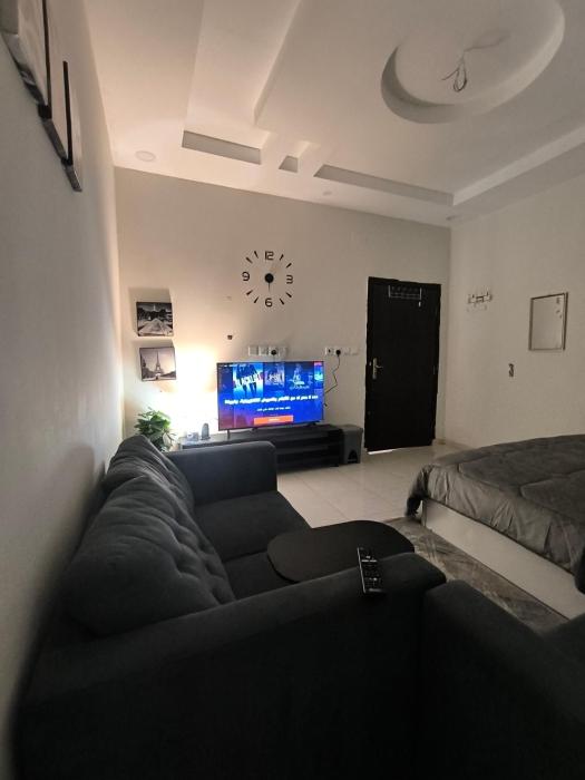 استديو بجلسة جانبية ودخول ذكي