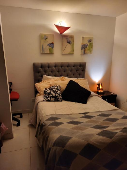 Apartastudio con baño privado y chimenea