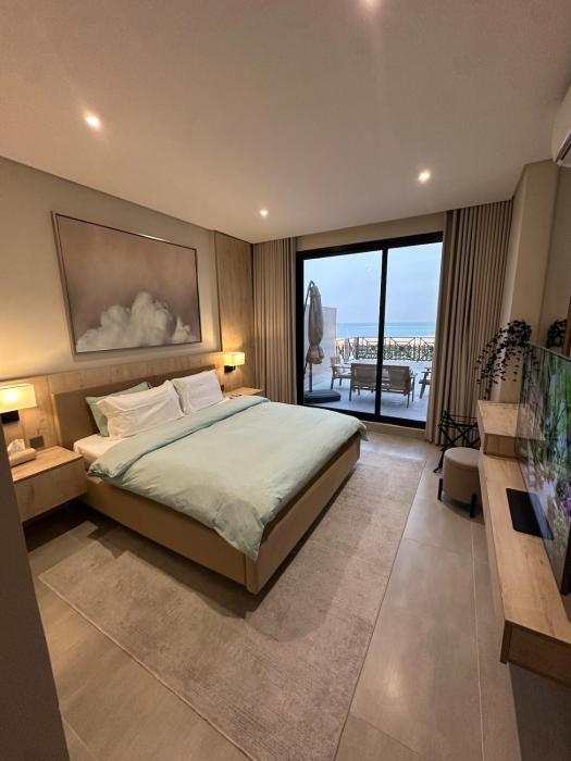 شقة rooftop أنيقة غرفتي نوم وغرفة معيشة واسعة