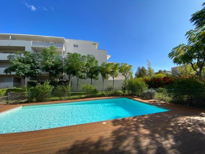 Playabella, 3 pièces, clim, piscine, plage villeroy, parking