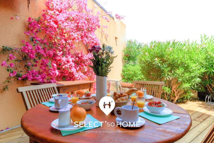 SELECTsoHOME - Duplex avec rooftop à Saint-Clair au Lavandou à quelques pas de la plage - PARCFO16